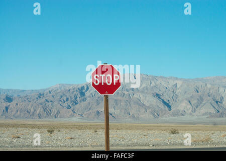 Death Valley,Nevada,nearly 300ft below sea level,and along a known fault between earth s plates-is hot very hot,hence the name. Stock Photo