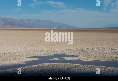 Death Valley,Nevada,nearly 300ft below sea level,and along a known fault between earth s plates-is hot very hot,hence the name. Stock Photo