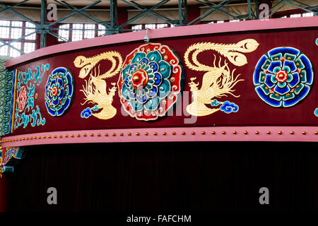 Chongqing, China - Interior view of Chongqing People's Great Hall. Stock Photo