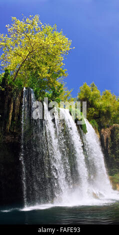Duden waterfall in Antalya Stock Photo