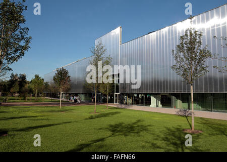 The Garage Museum of Contemporary Art in Gorky Park, Moscow, Russia. Stock Photo