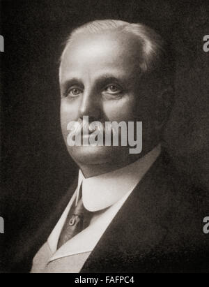 Frank Winfield Woolworth, 1852 – 1919, aka Frank W. Woolworth or F.W. Woolworth.  Founder of the American F. W. Woolworth Company and the operator of variety stores known as 'Five-and-Dimes' or dimestores. Stock Photo