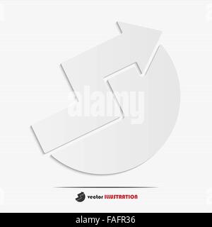 Abstract chart web icon for your design Stock Vector