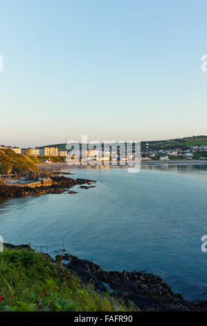 Port Erin bay in evening Stock Photo