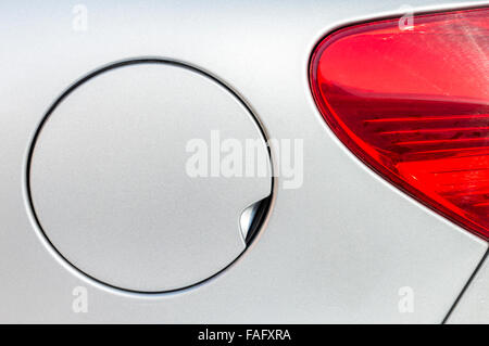 Petrol cap cover Stock Photo