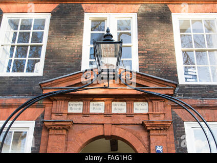 Kings Bench Walk, Inner Temple. Inns of Court, London, UK, Stock Photo