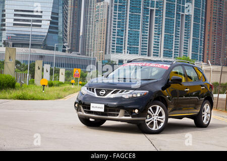 Hong Kong, China AUG 15, 2012 : Nissan Murano test drive on AUG 15 2012 in Hong Kong. Stock Photo