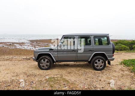 Hong Kong, China OCT 29, 2012 : Mercedes-Benz G-Class test drive on OCT 29 2012 in Hong Kong. Stock Photo