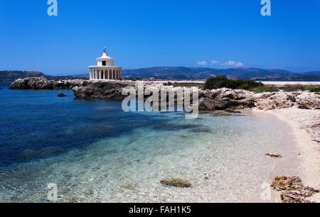 St. Theodore lighthouse, Kefallinia (Cephalonia, Kefalonia) Stock Photo