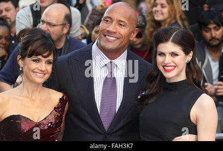 Alexandra Daddario attending the San Andreas UK film premiere held at The  Odeon cinema Leicester Square, London Stock Photo - Alamy