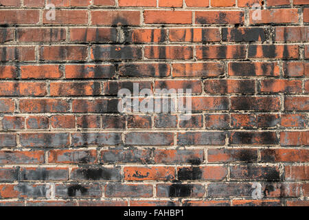 Hundred Year Old Painted Brick Wall Background Stock Photo