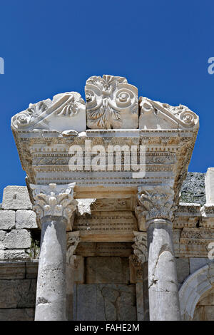 Antoninus Fountain of Sagalassos in Isparta, Turkey. Stock Photo