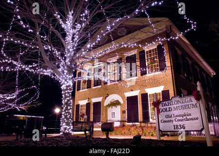 Gold Museum at Dahlonega Georgia, USA. Stock Photo