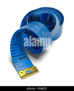 White Cloth Measuring Tape Laying Unraveled Stock Photo - Download Image  Now - Copy Space, Cut Out, Equipment - iStock