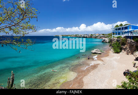 Playa Kalki in Curacao Stock Photo