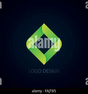 Vector illustration of abstract business logo Stock Vector