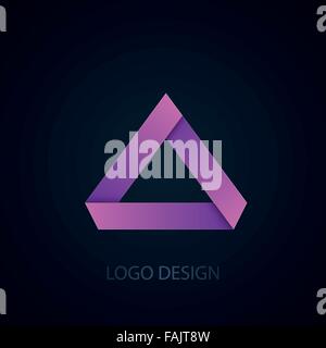Vector illustration of abstract business logo Stock Vector