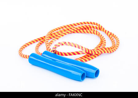 Skipping rope isolated on white background, stock photo Stock Photo