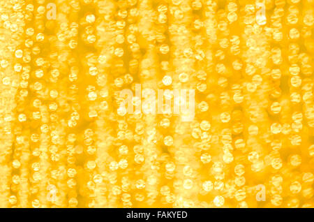 golden color  lights defocused background Stock Photo