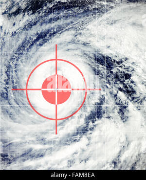 Big hurricane, view from space - elements of this image furnished by NASA Stock Photo