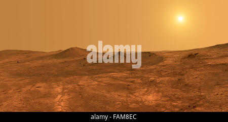 Surface of Mars - Elements of this image furnished by NASA Stock Photo