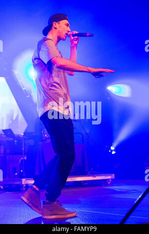 Rosemont, Illinois, USA. 30th Dec, 2015. Chicago rapper PROBCAUSE performs live during the Reaction New Years Eve show at Donald E. Stephens Convention Center in Rosemont, Illinois © Daniel DeSlover/ZUMA Wire/Alamy Live News Stock Photo