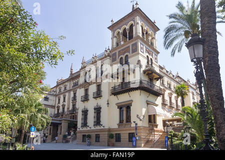 seville, Spain-September 2nd 2015: The Hotel Alfonso XIII. The hotel is owned by the Starwoods organisation. Stock Photo