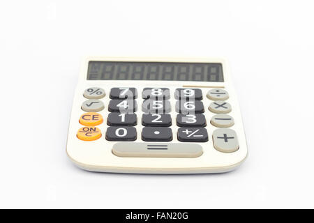 Calculator isolated on white background, stock photo Stock Photo