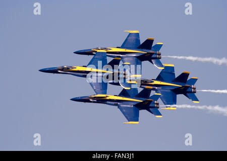 Blue Angels - The United States Navy's Navy Flight Demonstration Squadron Stock Photo