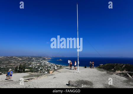 Panoramic view over Kefalos Bay, Kefalos town, Kos Island, Dodecanese group of islands, South Aegean Sea, Greece. Stock Photo