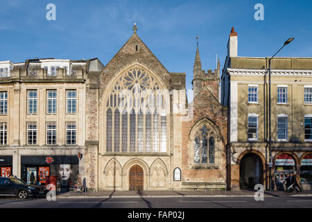 St Mark's church (The Lord Mayor's Chapel), at College Green in the centre of Bristol, UK. Medieval with C19 restorations. Stock Photo