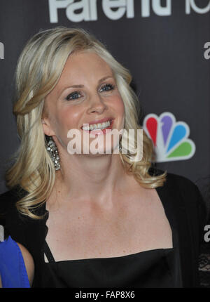 LOS ANGELES, CA - FEBRUARY 22, 2010: Monica Potter at the premiere for her new NBC TV series 'Parenthood' at the Directors Guild of America. Stock Photo