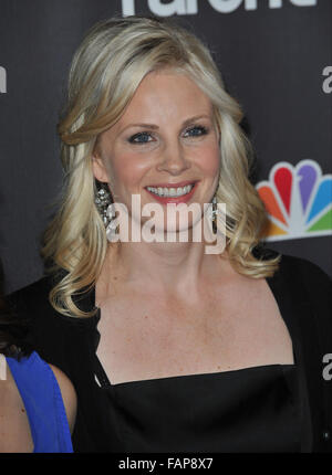 LOS ANGELES, CA - FEBRUARY 22, 2010: Monica Potter at the premiere for her new NBC TV series 'Parenthood' at the Directors Guild of America. Stock Photo