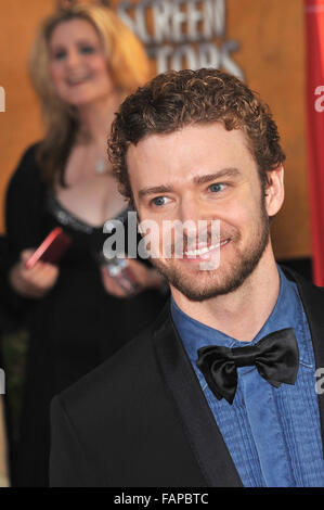 LOS ANGELES, CA - JANUARY 23, 2010: Justin Timberlake at the 16th Annual Screen Actor Guild Awards at the Shrine Auditorium. Stock Photo