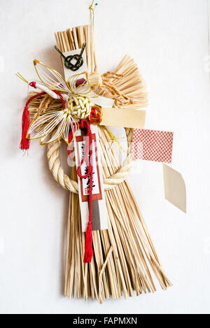 Traditional Japanese New Year Decoration called Shimakezari Stock Photo