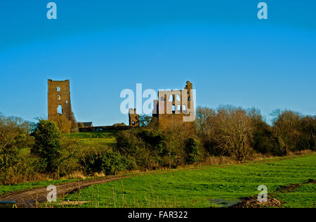 Castle at Sheriff Hutton, North Yorkshire Stock Photo