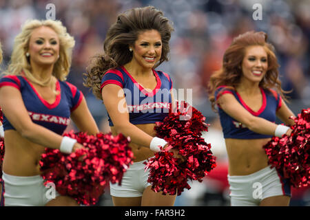 Houston, Texas, USA. 3rd Jan, 2016. The Houston Texans Cheerleaders perform prior to an NFL game between the Houston Texans and the Jacksonville Jaguars at NRG Stadium in Houston, TX on January 3rd, 2016. Credit:  Trask Smith/ZUMA Wire/Alamy Live News Stock Photo
