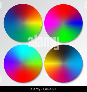 Inverted Rainbow Color Palette