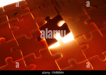 stock image of the last puzzle Stock Photo