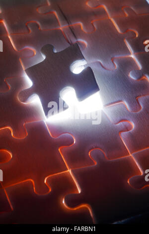 stock image of the last puzzle Stock Photo