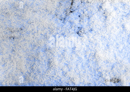 Snow clumps closeup Stock Photo