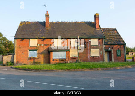 Pub closed down in the UK Stock Photo