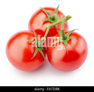 tomatoes isolated on the white background. Stock Photo