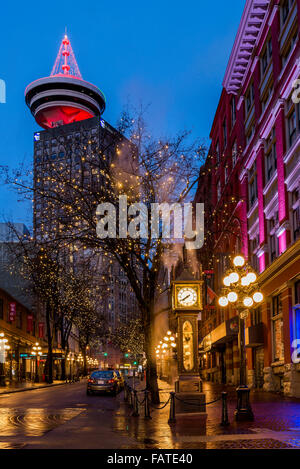 Harbour Centre Tower, Gastown, Vancouver, British Columbia, Canada Stock Photo
