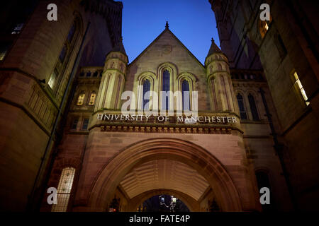 University of Manchester  Exterior  The Old Quadrangle at the University of Manchester's main campus on Oxford Road.traditional Stock Photo