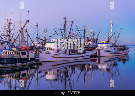 fishing boats Steveston Richmond,  British Columbia, Canada Stock Photo