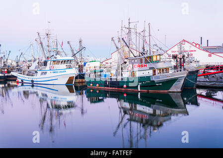 Fishing boats, Steveston, Richmond, British Columbia, Canada Stock Photo