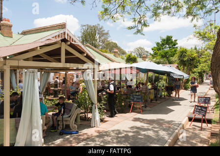 Whispering Oaks Garden Cafe, Oak Avenue, Cullinan, City of Tshwane Municipality, Gauteng Province, Republic of South Africa Stock Photo