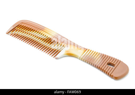 Hair comb isolated on white background Stock Photo