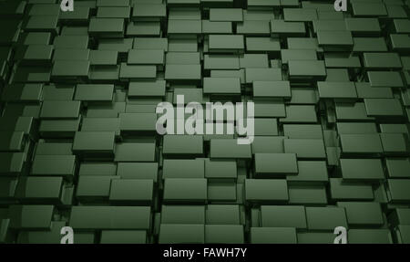 Glossy 3d Abstract Cube Background Stock Photo